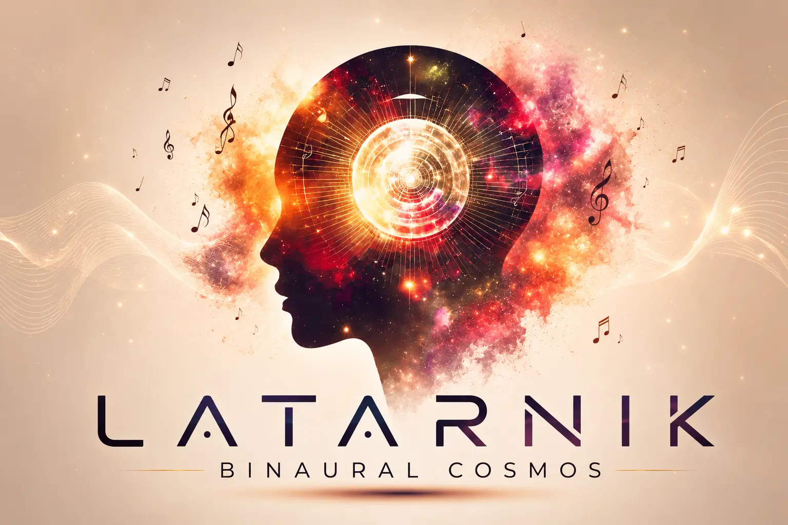 Okładka albumu Binaural Cosmos - dudnienia binauralne i muzyka ambient